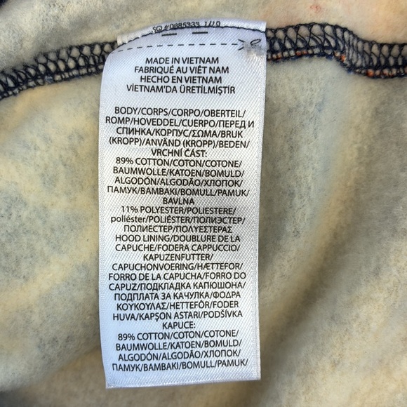 Polo Ralph Lauren Pennant Print Hoodie Collegiate Fleece Blue/Red Sweatshirt M - Picture 10 of 10